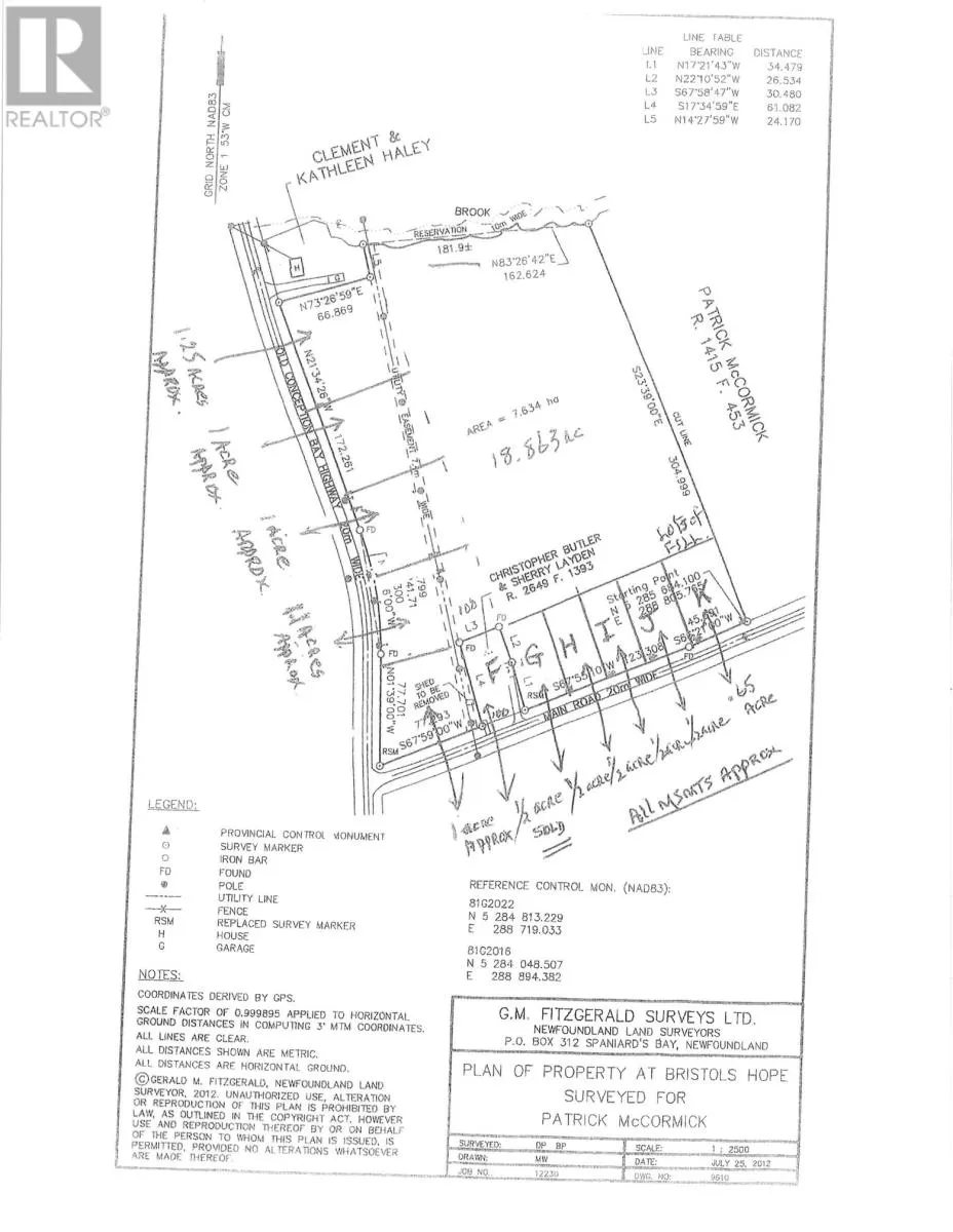 00 Main Road Unit#parcel H, BRISTOL'S HOPE, Newfoundland & Labrador A1Y 0A7