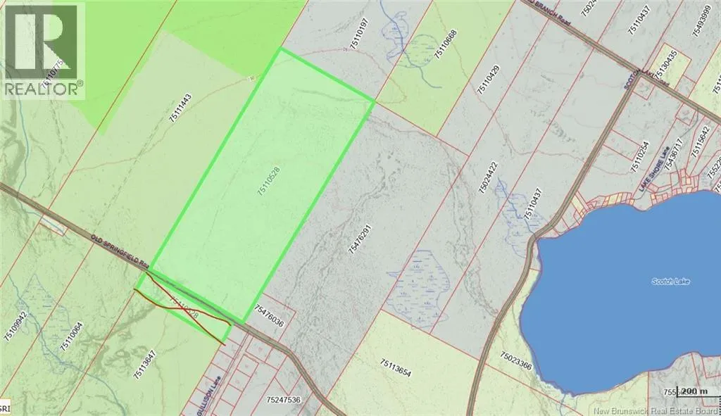 Recreational for rent: 01 Old Springfield Road, Scotch Lake, New Brunswick E6E 0A3