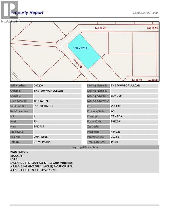 101 1 Avenue Ne, Vulcan, Alberta T0L 2B0