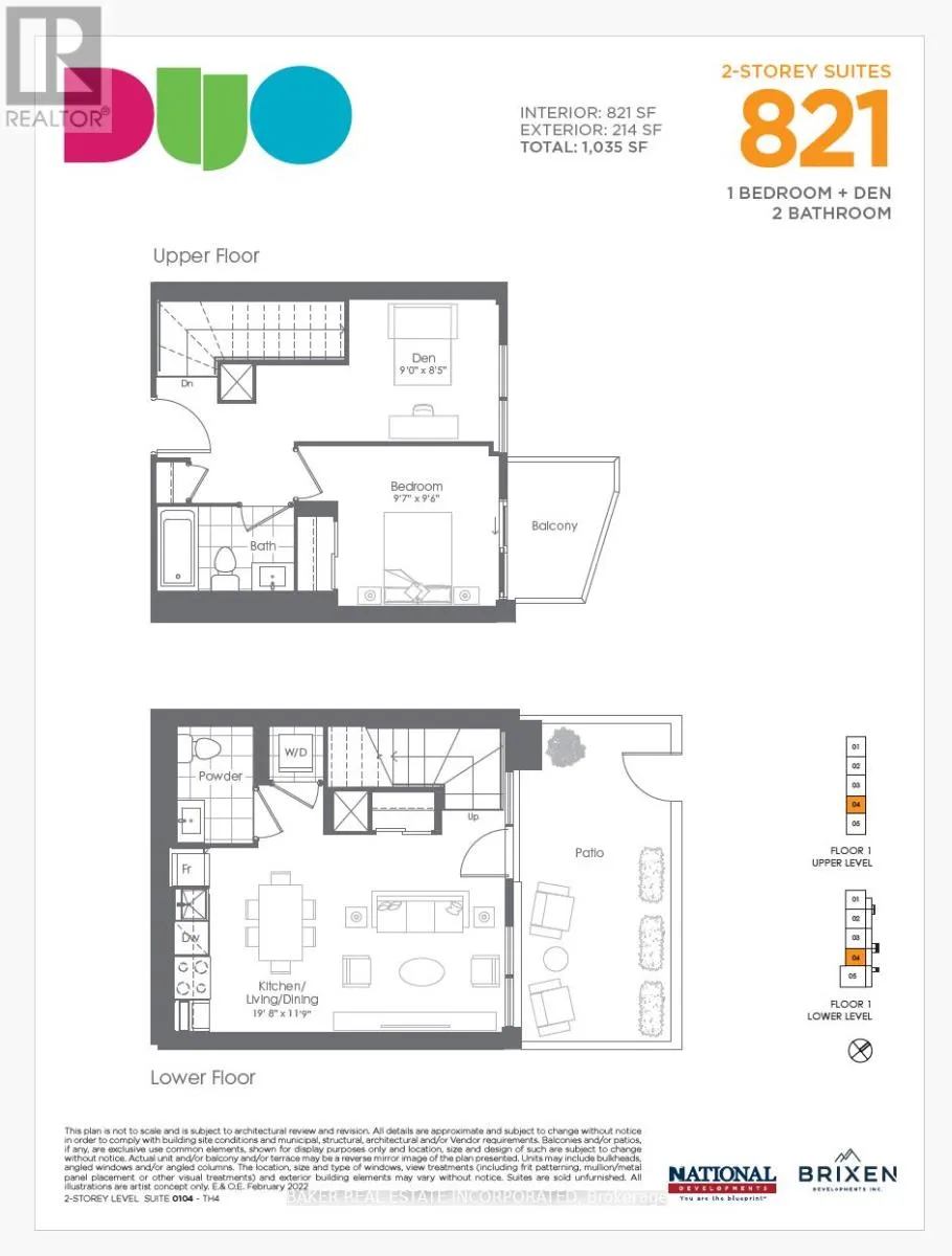 Apartment for rent: 104 - 260 Malta Avenue, Brampton, Ontario L6Y 6L7