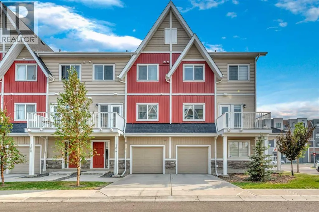 Row / Townhouse for rent: 104, 32 Red Embers Parade Ne, Calgary, Alberta T3N 1P7