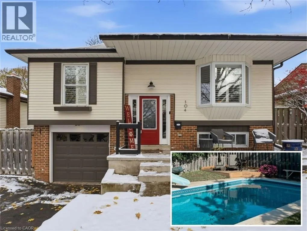 House for rent: 104 Cindy Avenue, Cambridge, Ontario N3C 3J2