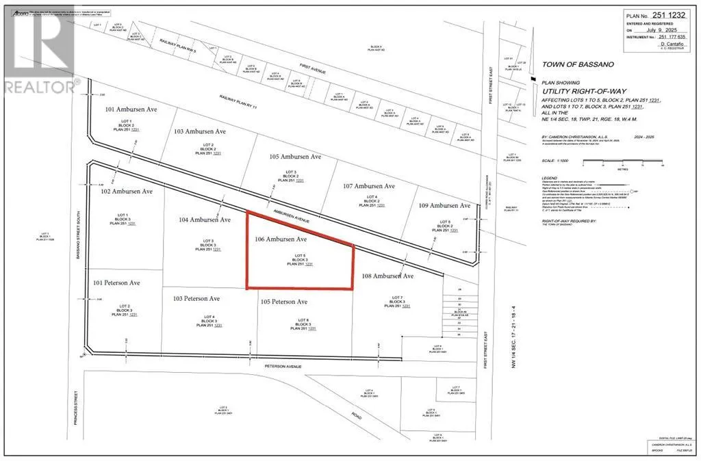 106 Ambursen Avenue, Bassano, Alberta T0J 0B0