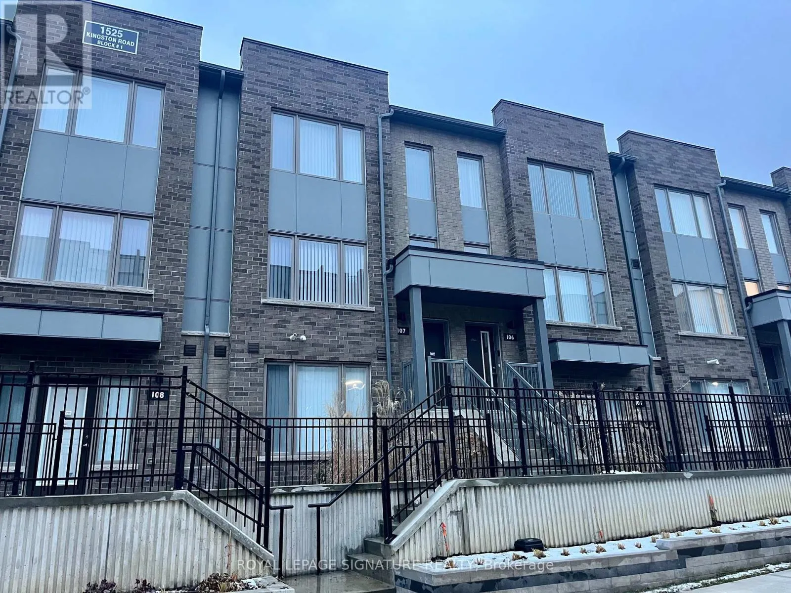 Row / Townhouse for rent: 107 - 1525 Kingston Road, Pickering, Ontario L1V 0E9