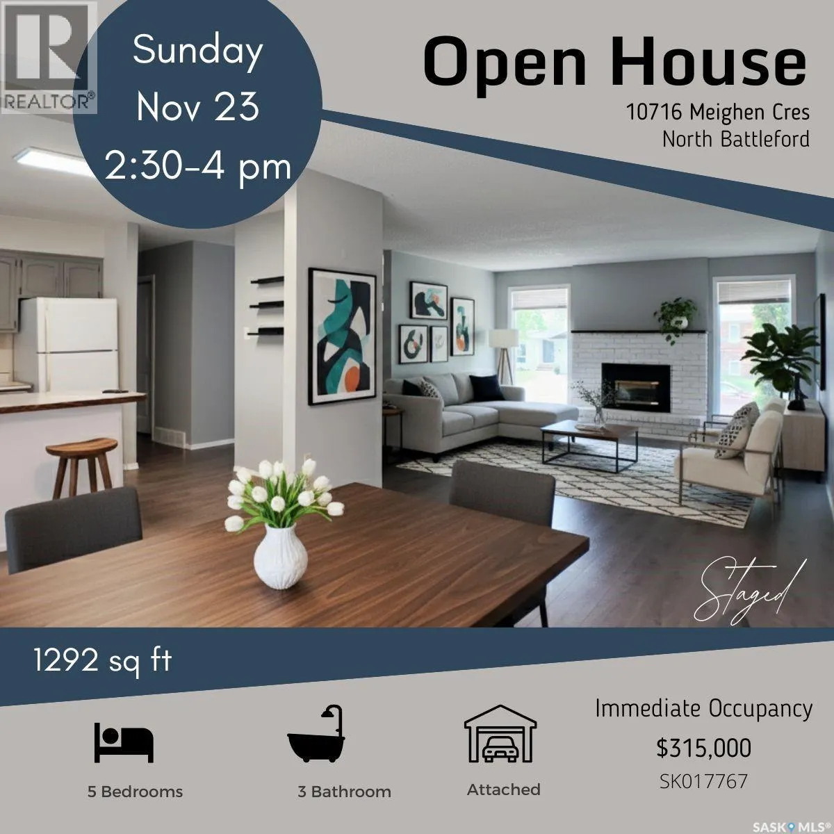 House for rent: 10716 Meighen Crescent, North Battleford, Saskatchewan S9A 3L1