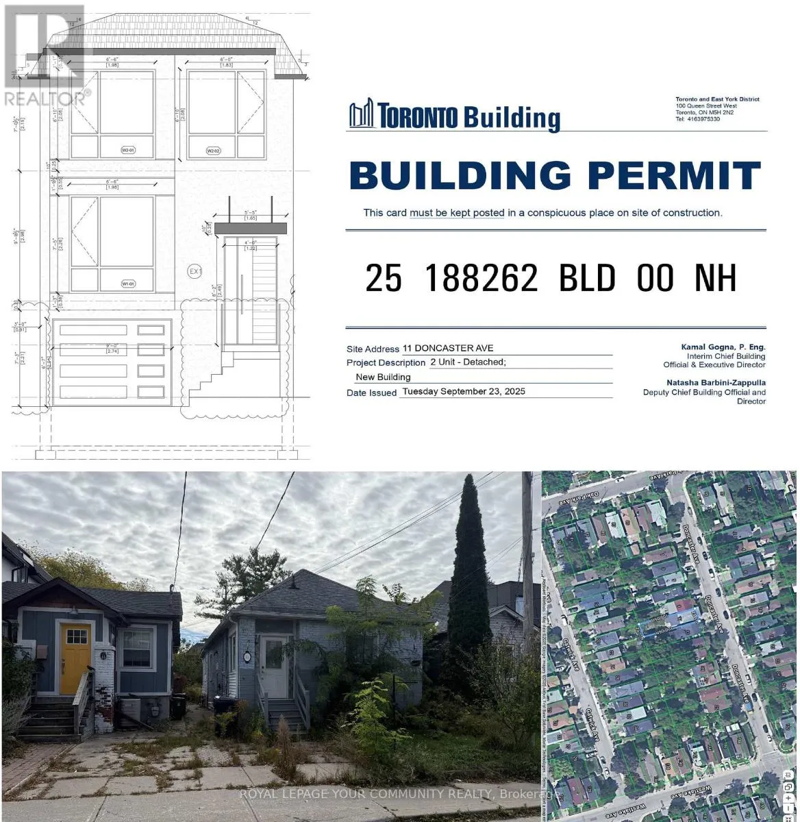 House for rent: 11 Doncaster Avenue, Toronto, Ontario M4C 1Y4