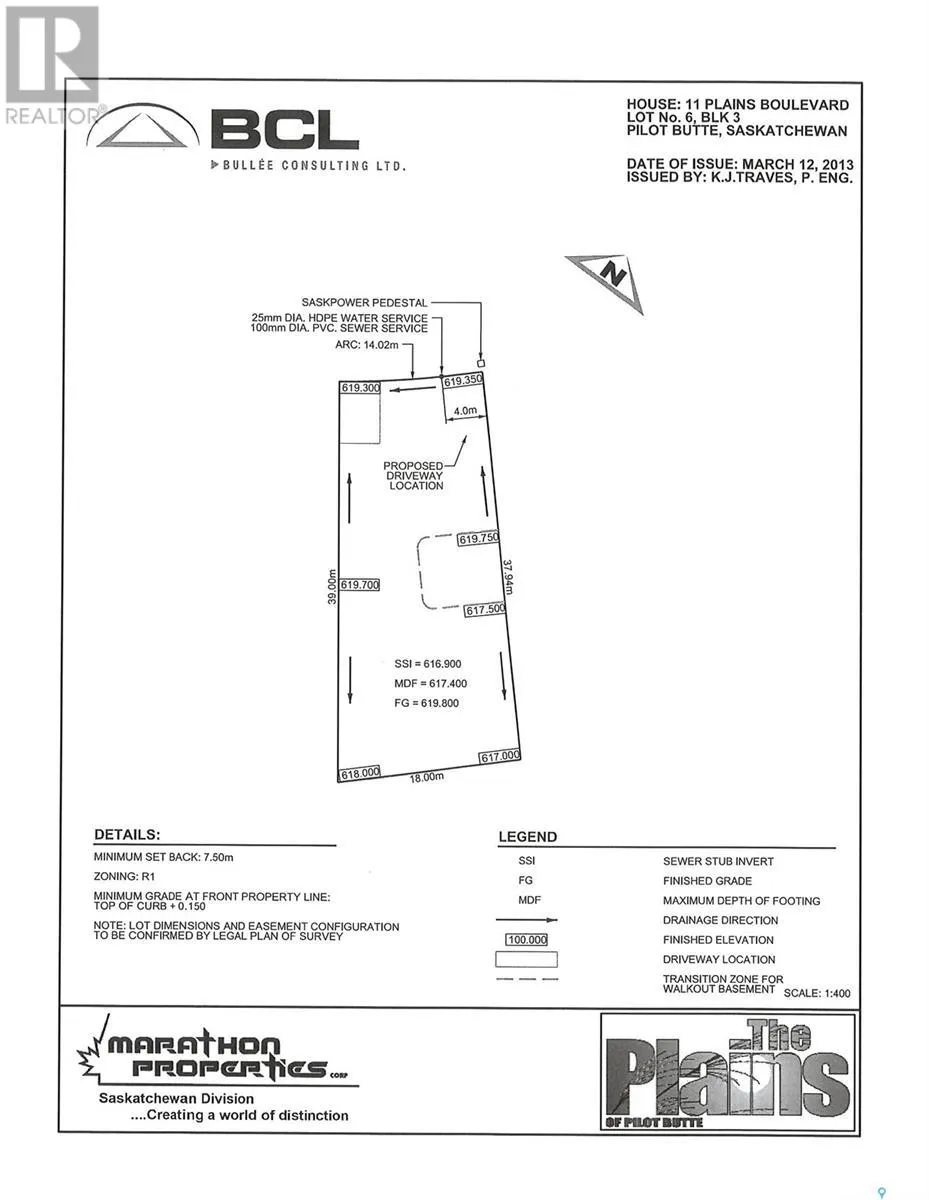 Unknown for rent: 11 Plains Boulevard, Pilot Butte, Saskatchewan S0G 3Z0