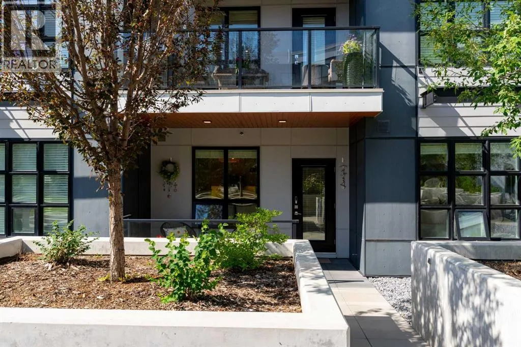 Apartment for rent: 110, 383 Smith Street Nw, Calgary, Alberta T3B 6J9