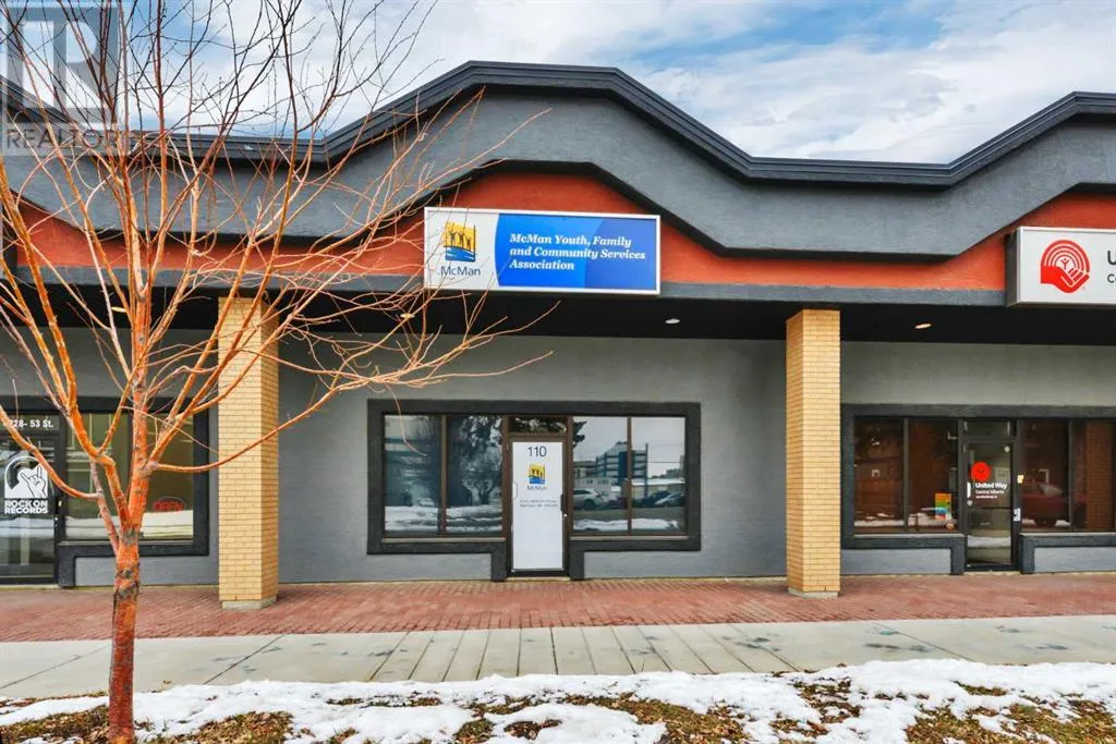 Commercial Mix for rent: 110, 4828 53 Street, Red Deer, Alberta T4N 2E8