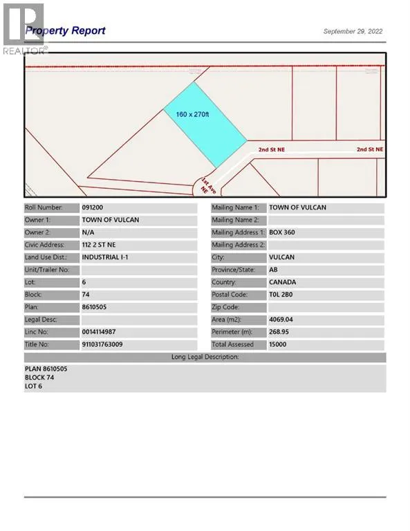 112 2 Street Ne, Vulcan, Alberta T0L 2B0