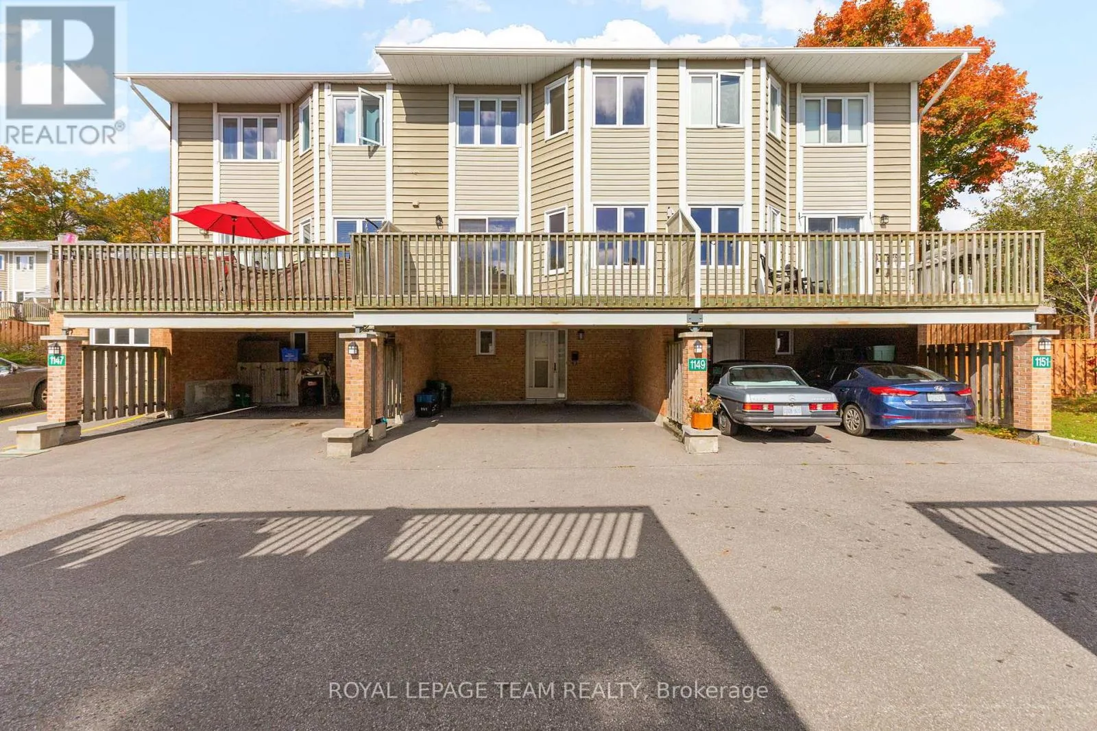 Row / Townhouse for rent: 1149 Chimney Hill Way, Ottawa, Ontario K1J 8Z9