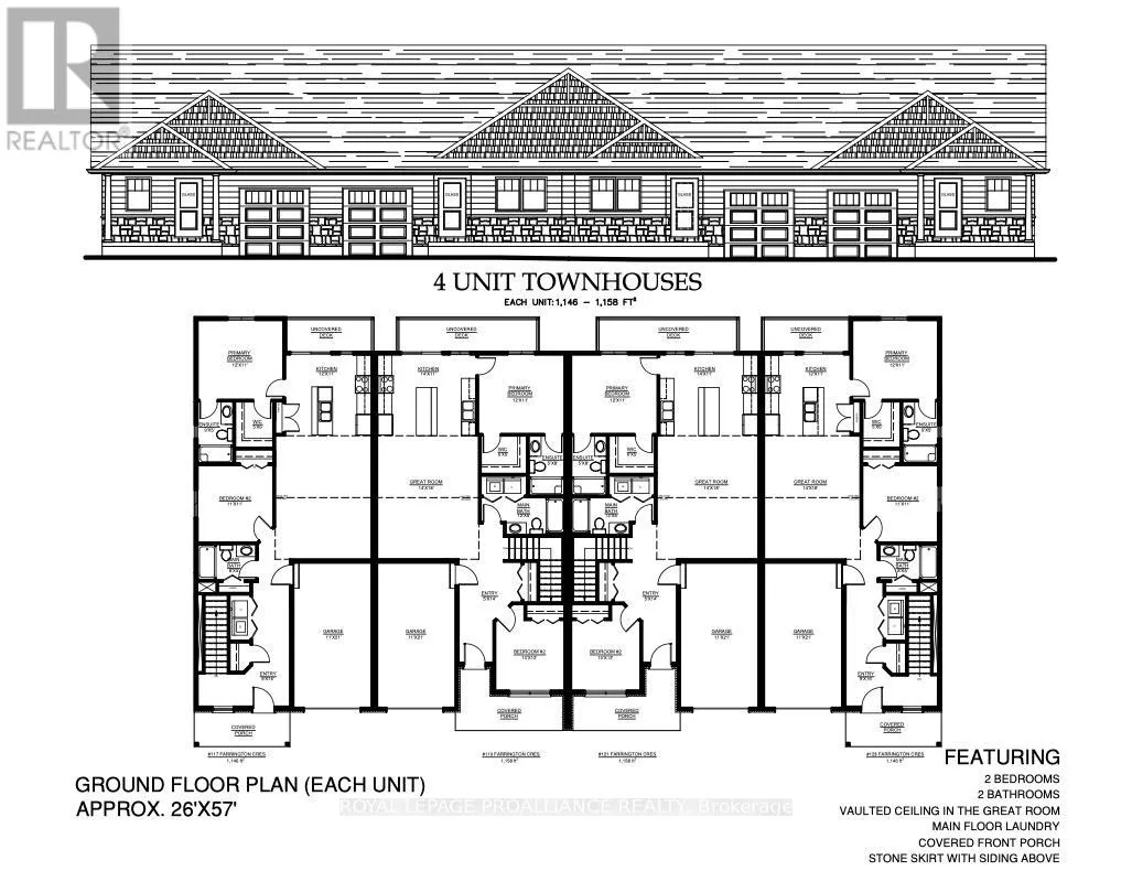 Row / Townhouse for rent: 119 Farrington Crescent, Prince Edward County, Ontario K0K 2T0