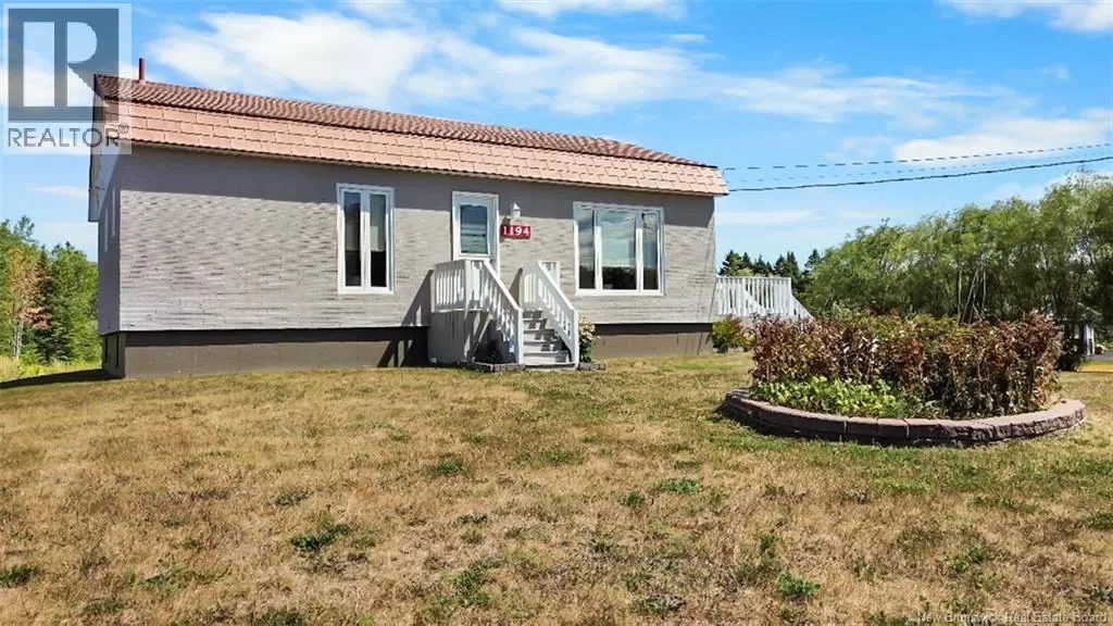 House for rent: 1194 Route 322, Robertville, New Brunswick E8K 2V4