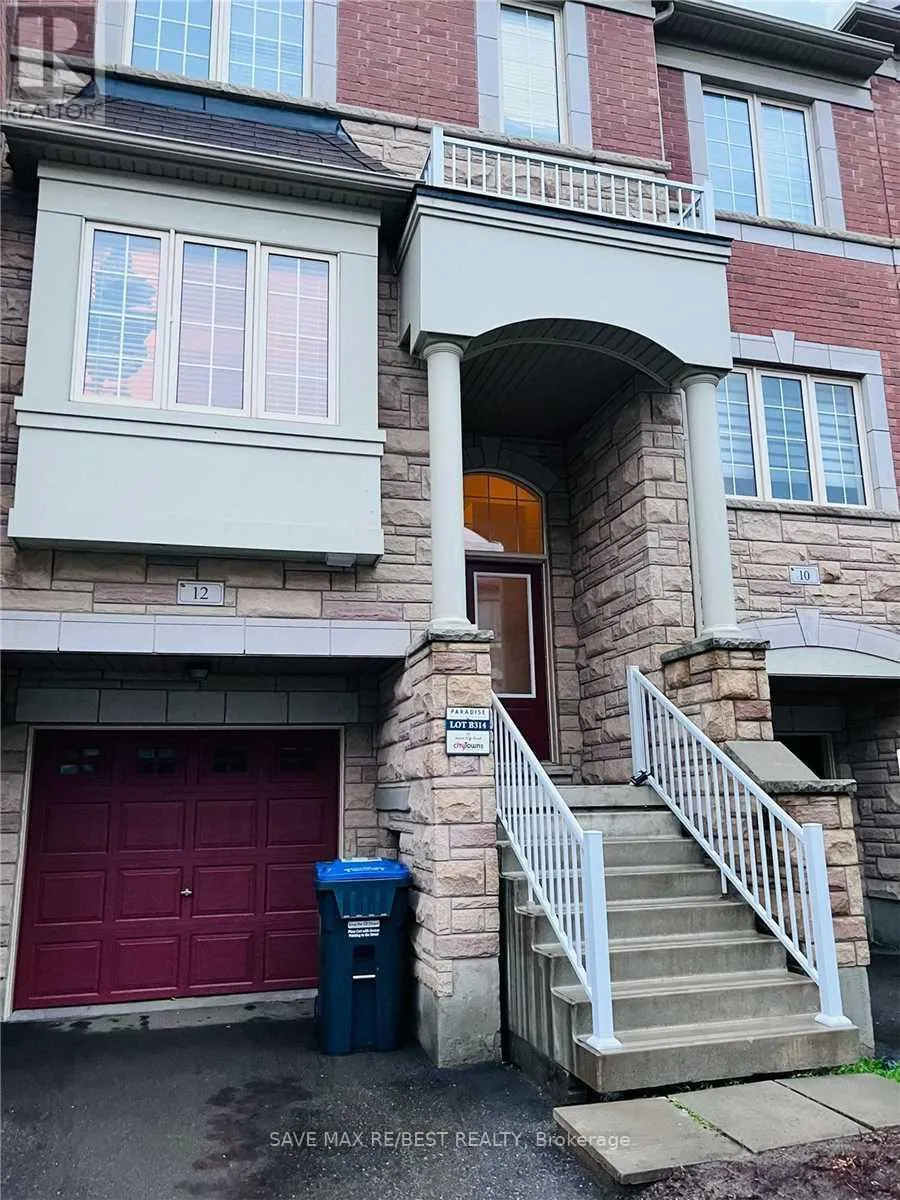 Row / Townhouse for rent: 12 Aspen Hill Road, Brampton, Ontario L6Y 6E3