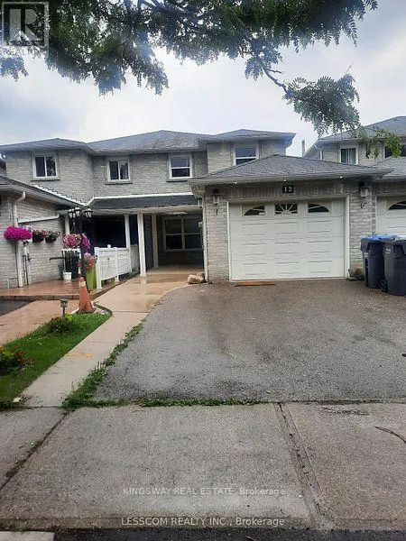 Row / Townhouse for rent: 12 Silverstream Road, Brampton, Ontario L6Z 4L2