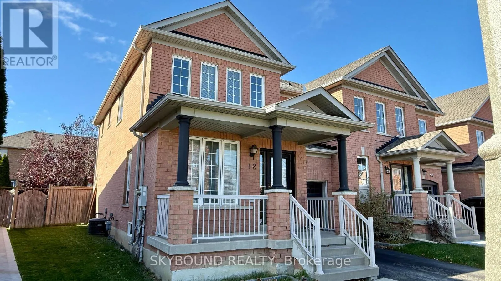 Row / Townhouse for rent: 12 Sled Dog Road, Brampton, Ontario L6R 0H8