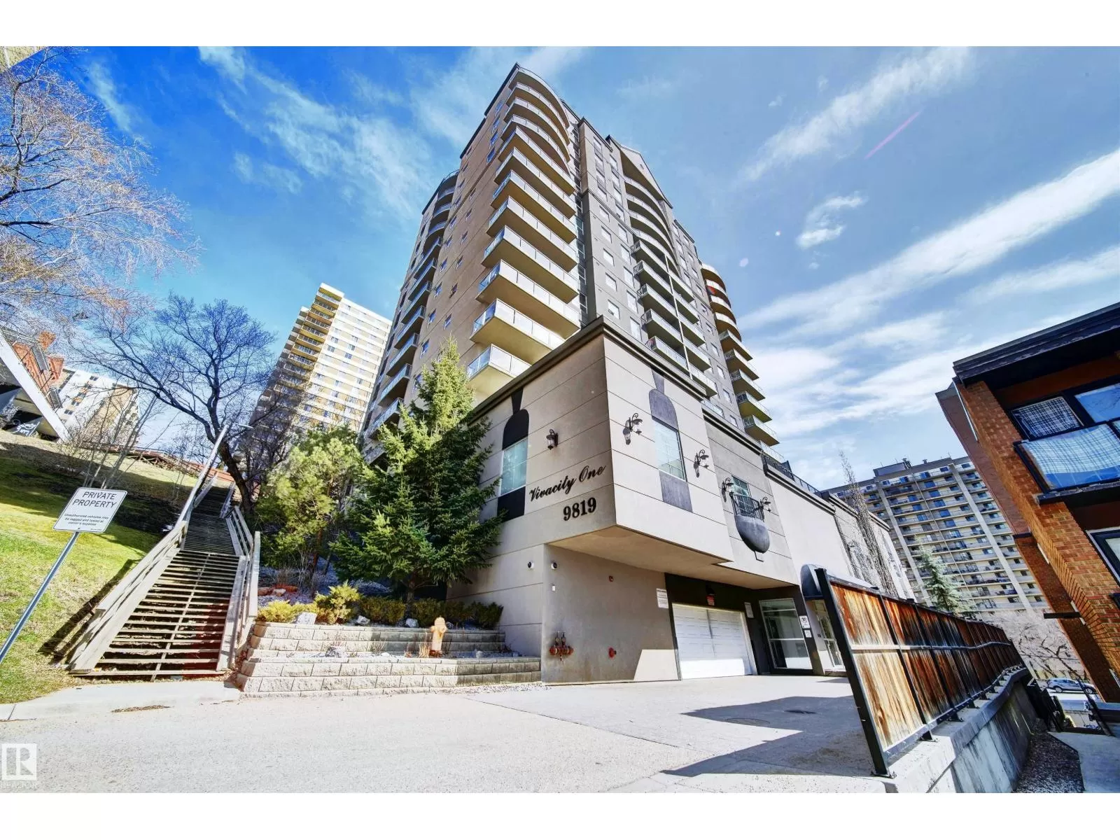 Apartment for rent: #1206 9819 104 St Nw, Edmonton, Alberta T5K 0Y8