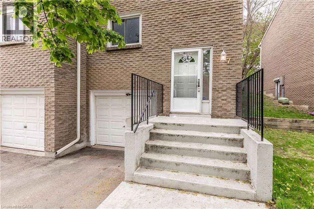 Row / Townhouse for rent: 121 Morgan Avenue Unit# 7, Kitchener, Ontario N2A 2M4