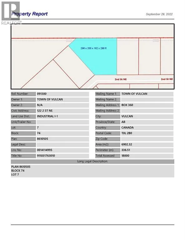 122 2 Street Ne, Vulcan, Alberta T0L 2B0