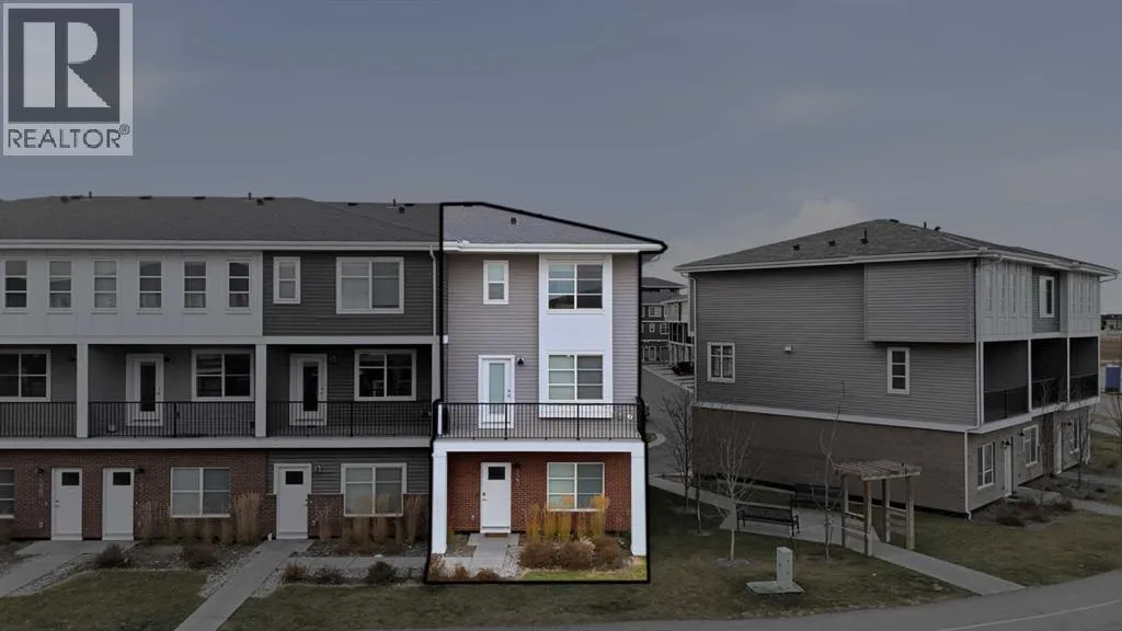 Row / Townhouse for rent: 1231 Cornerstone Street Ne, Calgary, Alberta T3N 2G1