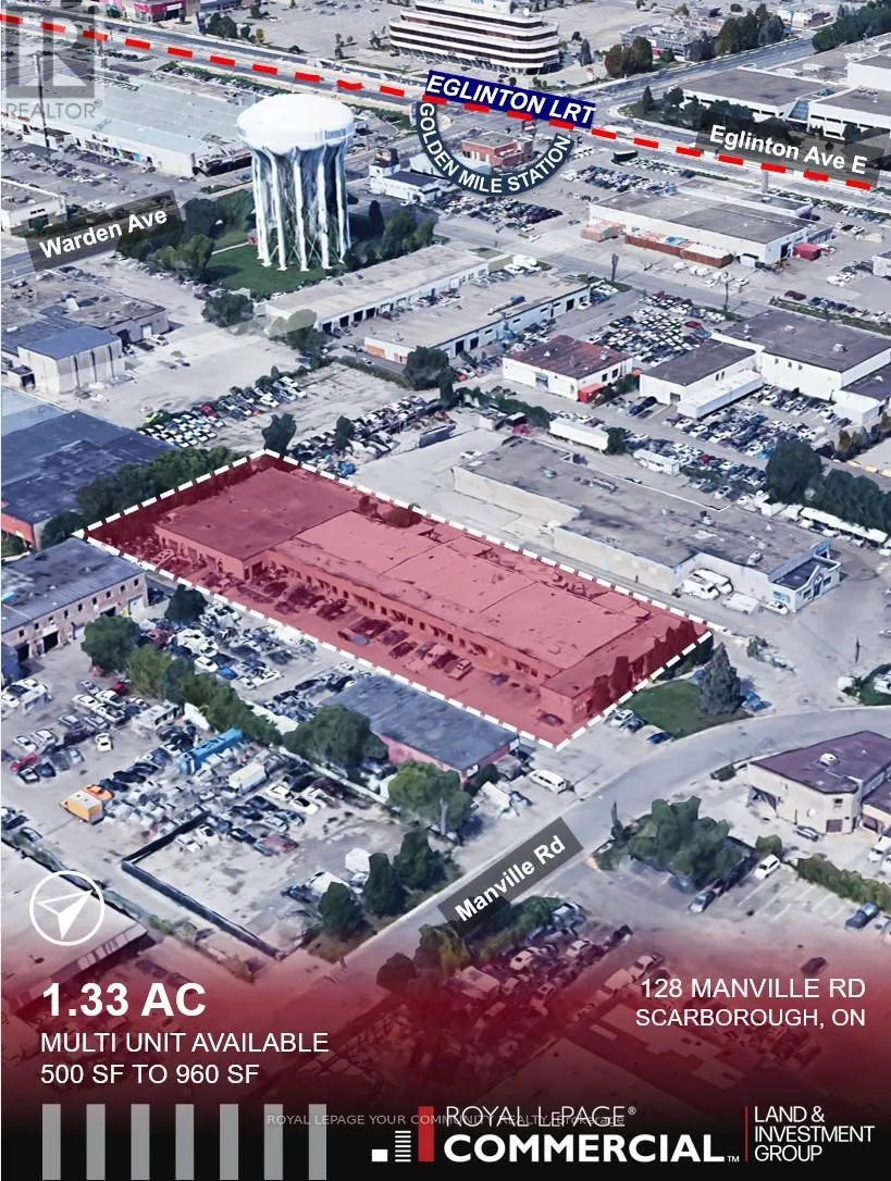 Multi-Tenant Industrial for rent: 128 Manville Road, Toronto, Ontario M1L 4J5
