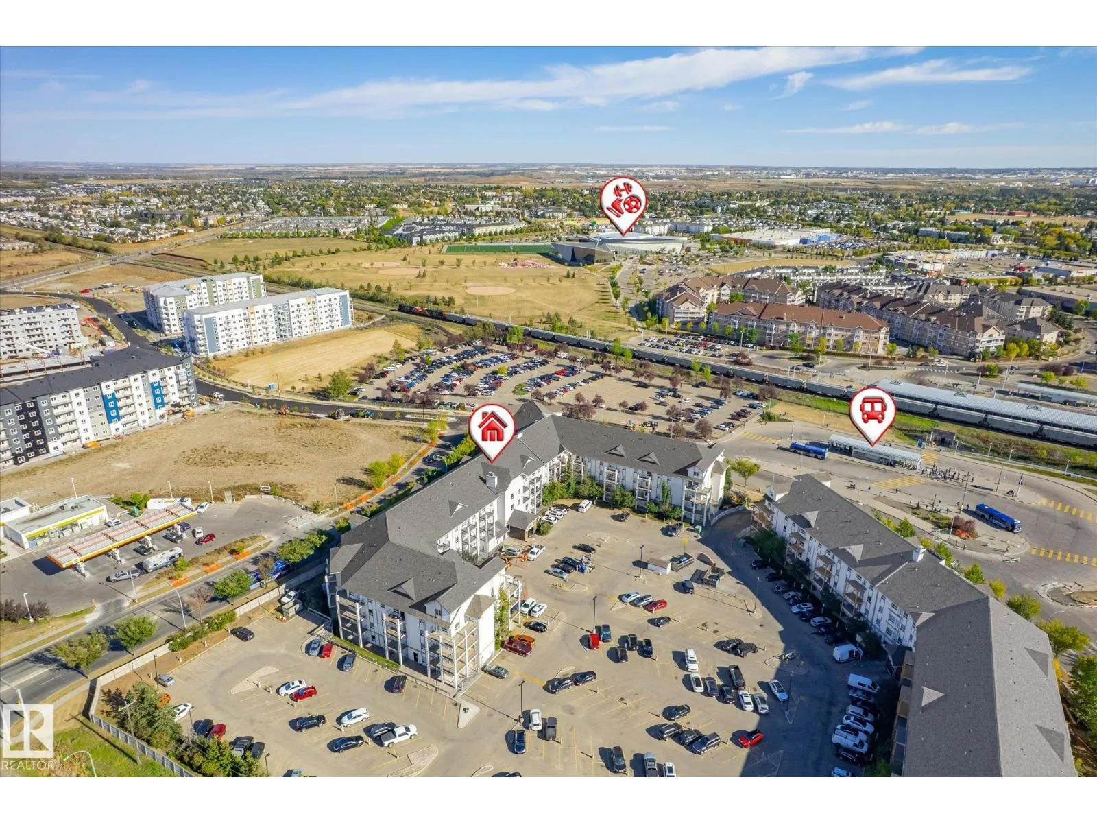 Apartment for rent: #1302 330 Clareview Station Dr Nw, Edmonton, Alberta T5Y 0E6