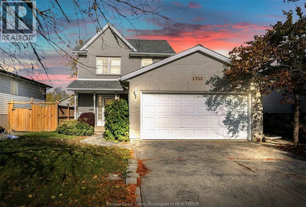 House for rent: 1352 Giselle Crescent, Windsor, Ontario N8W 5P5