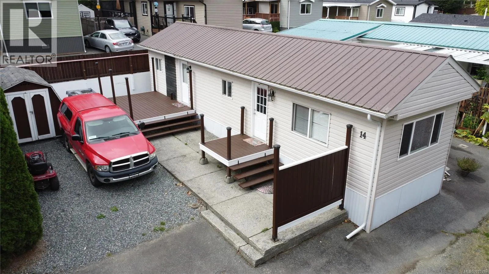 Manufactured Home for rent: 14 1074 Old Victoria Rd, Nanaimo, British Columbia V9R 6L7