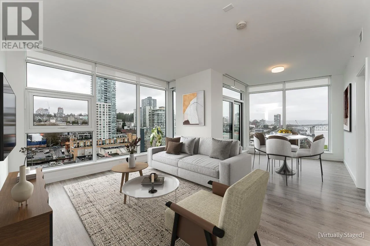 Apartment for rent: 1403 660 Quayside Drive, New Westminster, British Columbia V3M 0P1