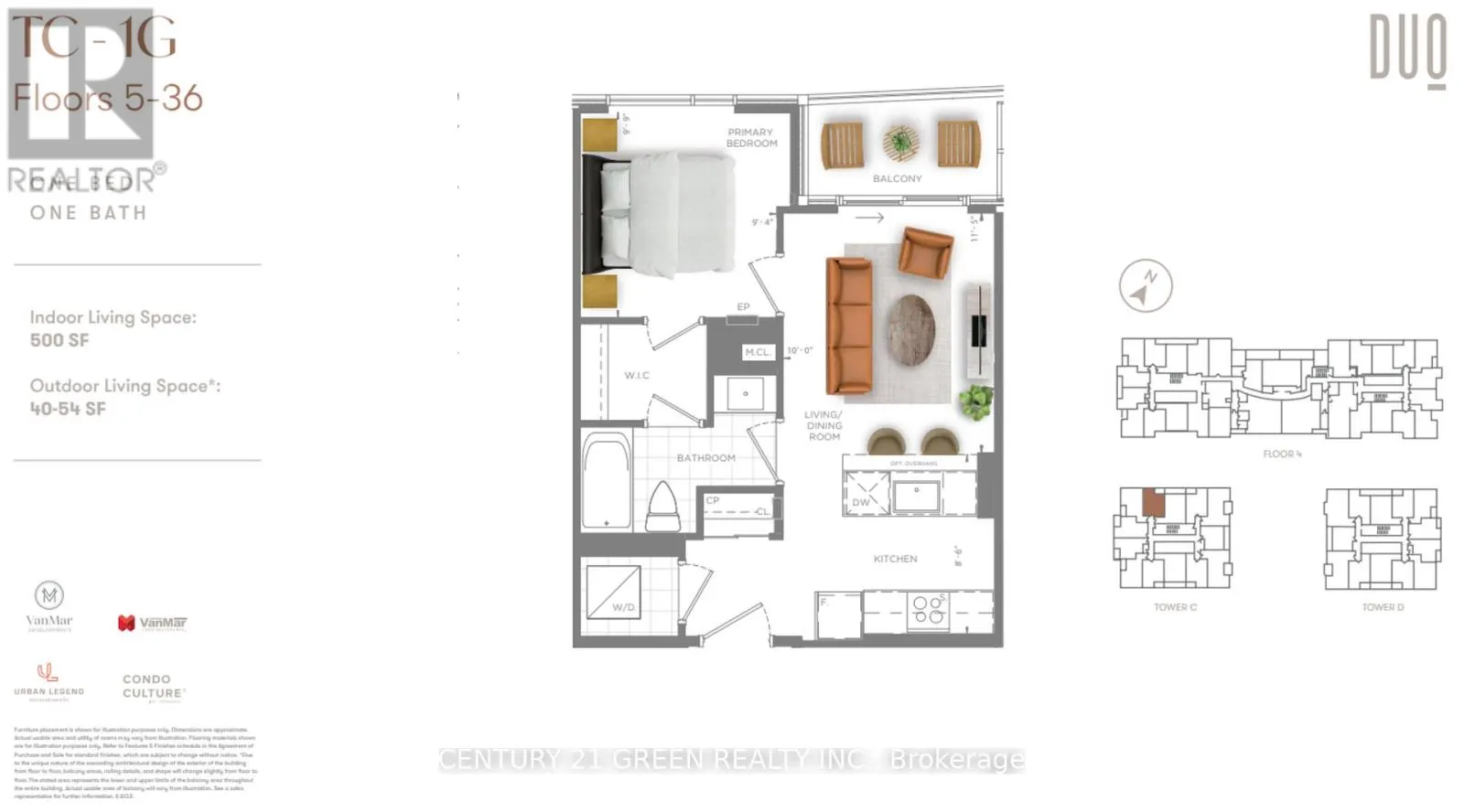 Apartment for rent: 1407 - 25 Wellington Street S, Kitchener, Ontario N2G 0G5