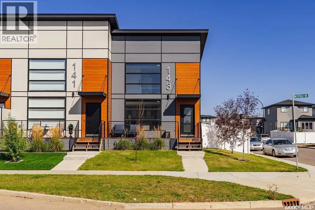 Row / Townhouse for rent: 143 Westfield Road, Saskatoon, Saskatchewan S7V 0T5