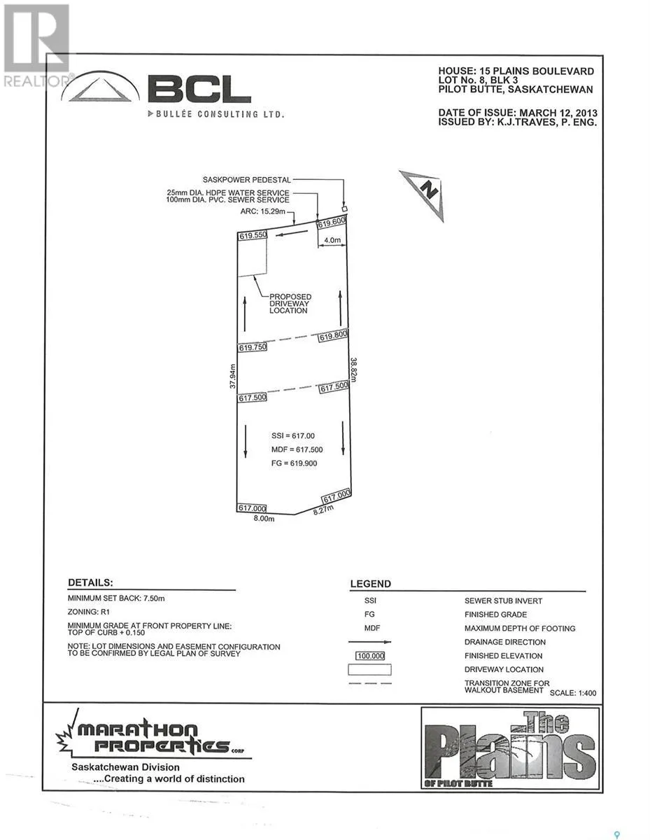 Unknown for rent: 15 Plains Boulevard, Pilot Butte, Saskatchewan S0G 3Z0