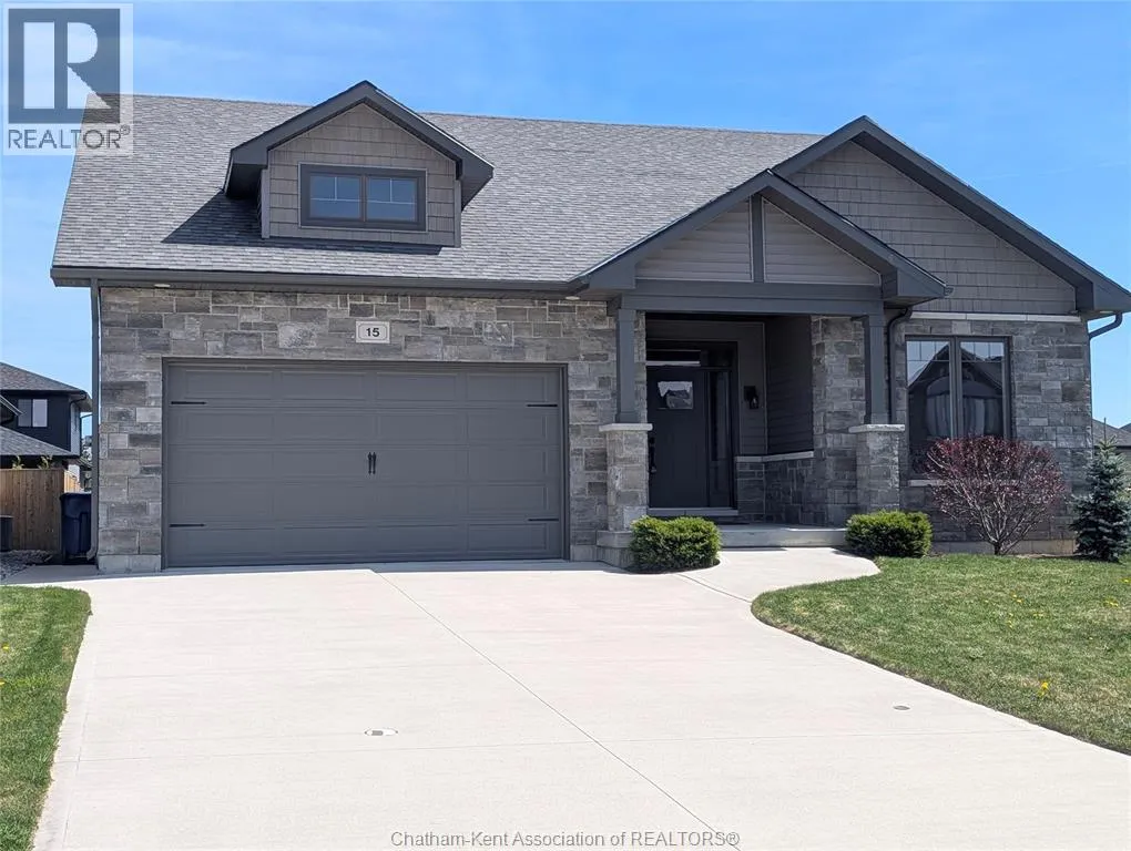 House for rent: 15 Sienna Court, Chatham, Ontario N7M 0R9