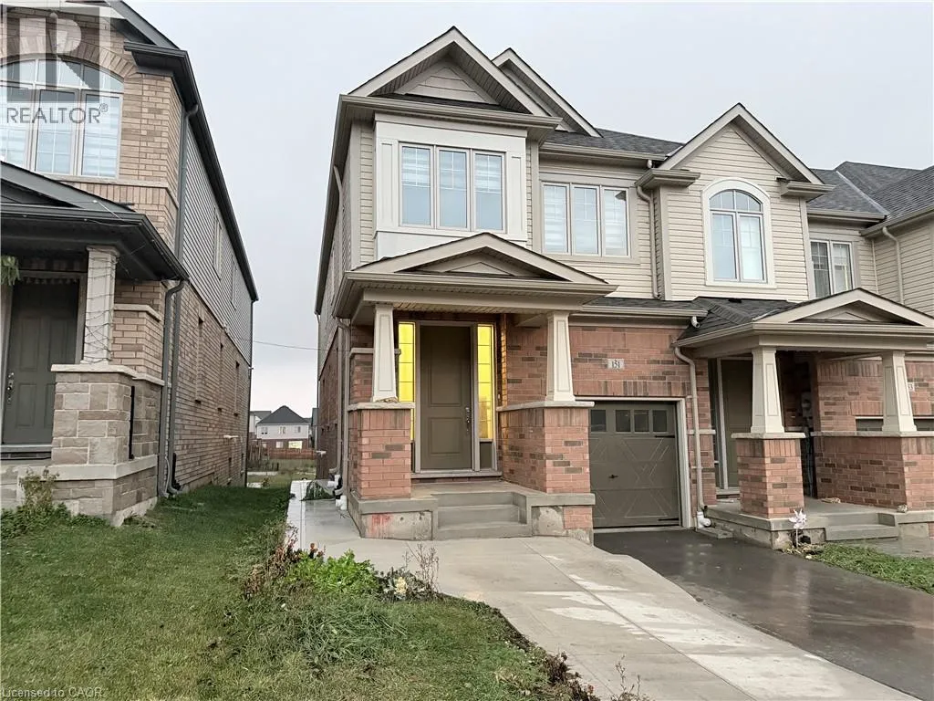 Row / Townhouse for rent: 151 Broadacre Drive, Kitchener, Ontario N2R 0S5
