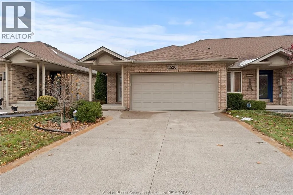 Row / Townhouse for rent: 1526 Lakeview Avenue, Windsor, Ontario N8P 1T8