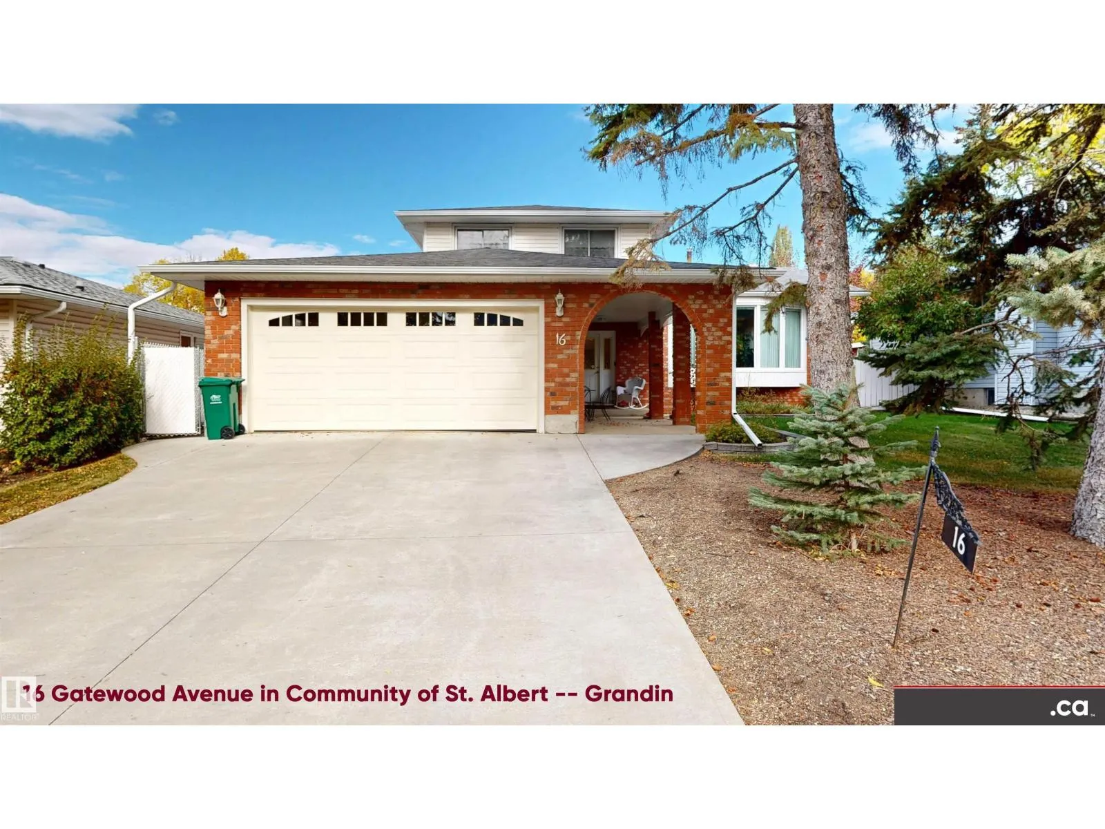 House for rent: 16 Gatewood Av, St. Albert, Alberta T8N 0Z9