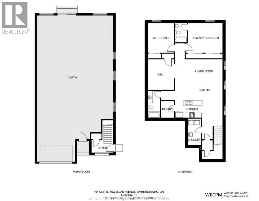 House for rent: 164-b Mclellan Avenue, Amherstburg, Ontario N9V 0H1