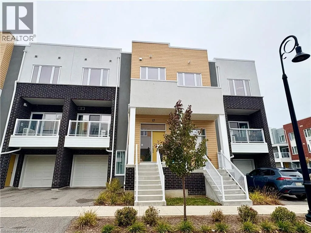 Row / Townhouse for rent: 17 Visionary Avenue, Kitchener, Ontario N2R 0K1