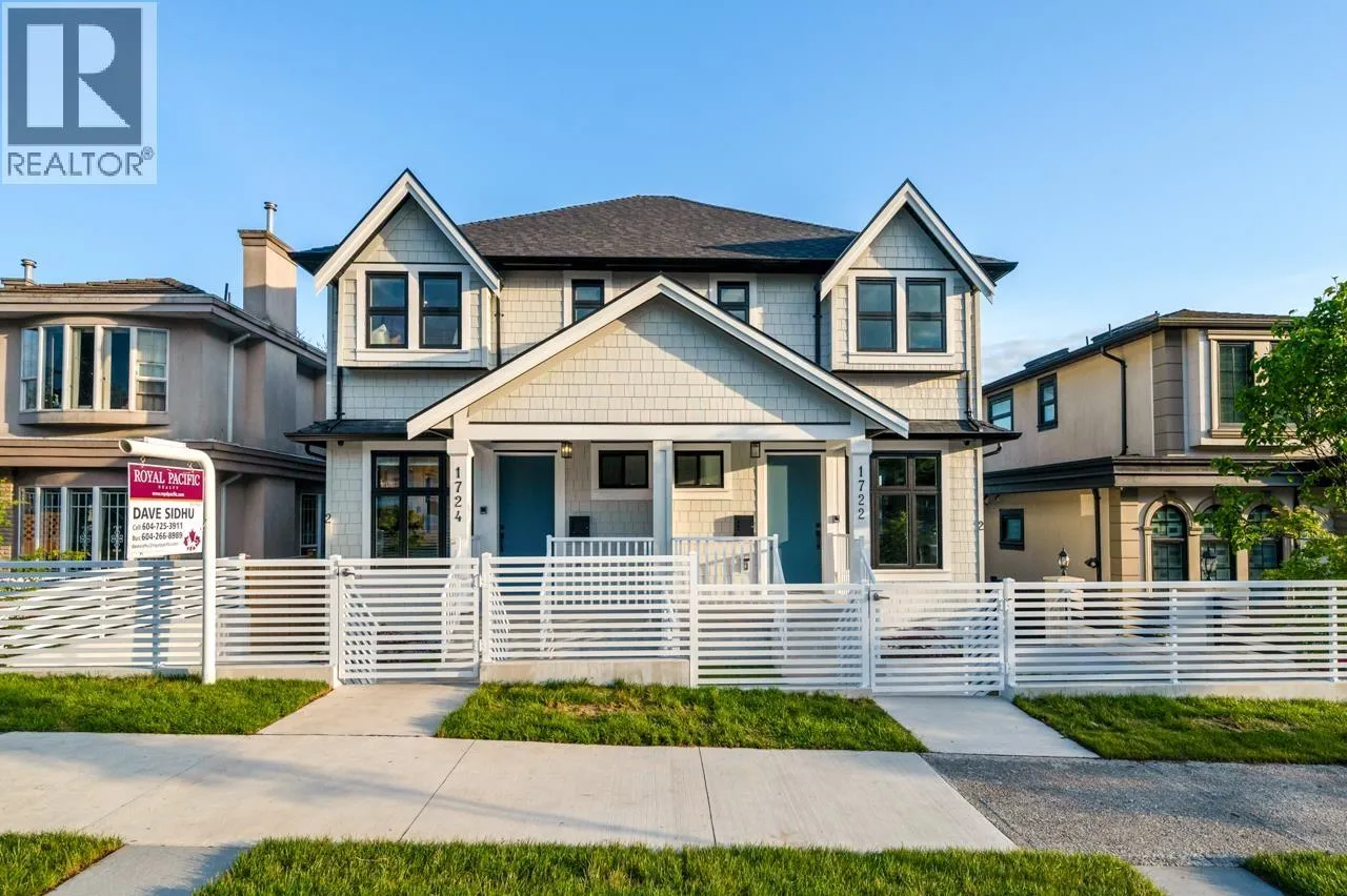 Duplex for rent: 1722 E 64th Avenue, Vancouver, British Columbia V5P 2M7