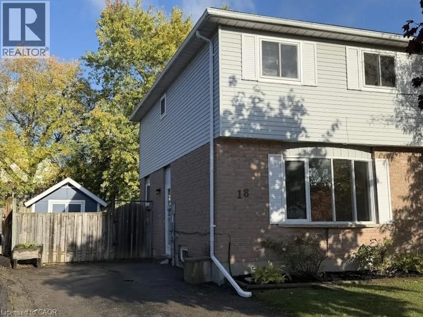 House for rent: 18 Calais Place, Kitchener, Ontario N2M 5M1