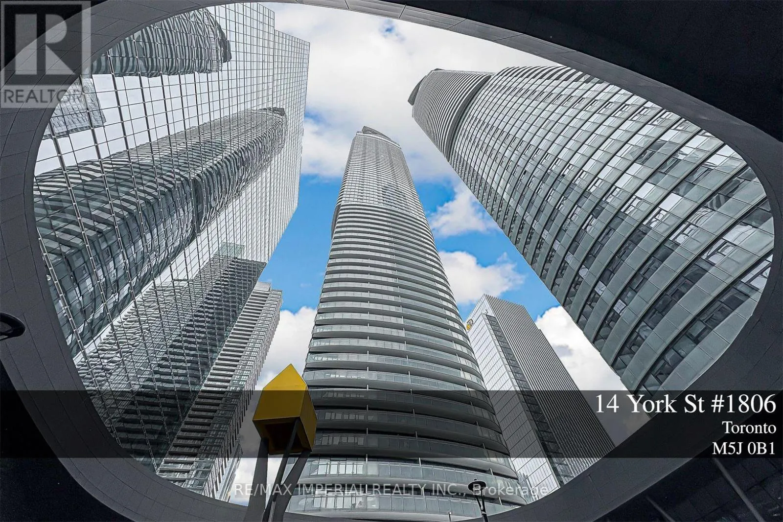 Apartment for rent: 1806 - 14 York Street, Toronto, Ontario M5J 0B1