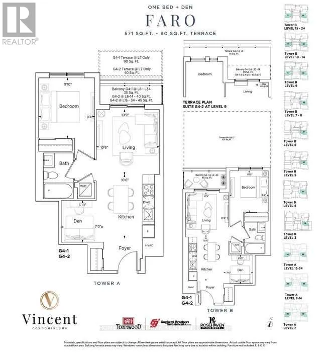 Apartment for rent: 1822 - 2851 Hwy 7, Vaughan, Ontario L4K 1W2