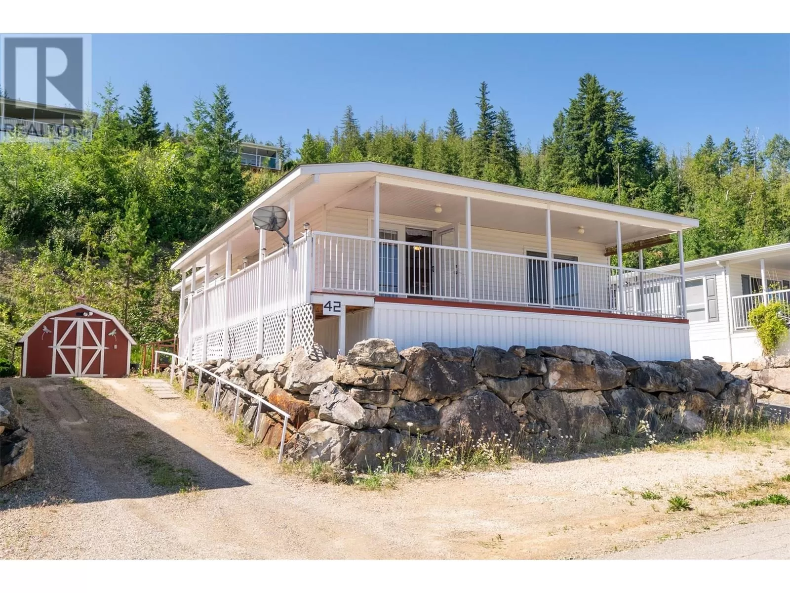 Manufactured Home for rent: 1885 Tappen Notch Hill Road Unit# 42, Tappen, British Columbia V0E 2X0