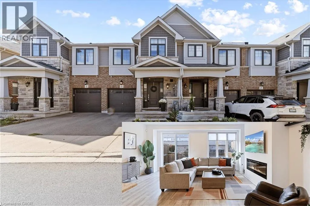 Row / Townhouse for rent: 1890 Rymal Road E Unit# 43, Stoney Creek, Ontario L0R 1P0