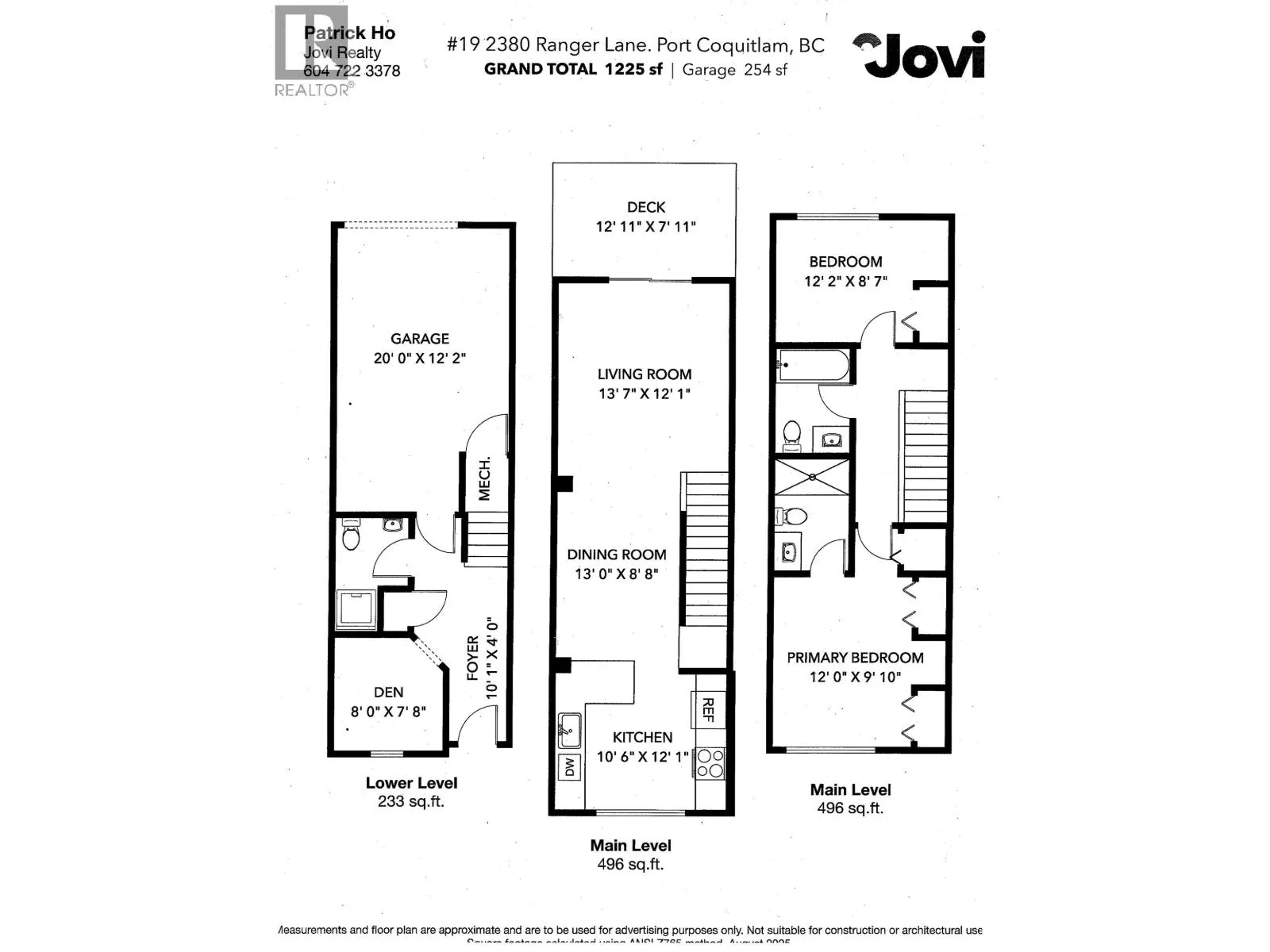 Row / Townhouse for rent: 19 2380 Ranger Lane, Port Coquitlam, British Columbia V3B 0M4