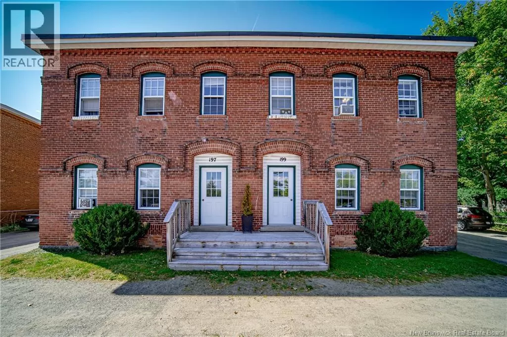 Fourplex for rent: 197-199 Canada Street, Fredericton, New Brunswick E3A 3Z8