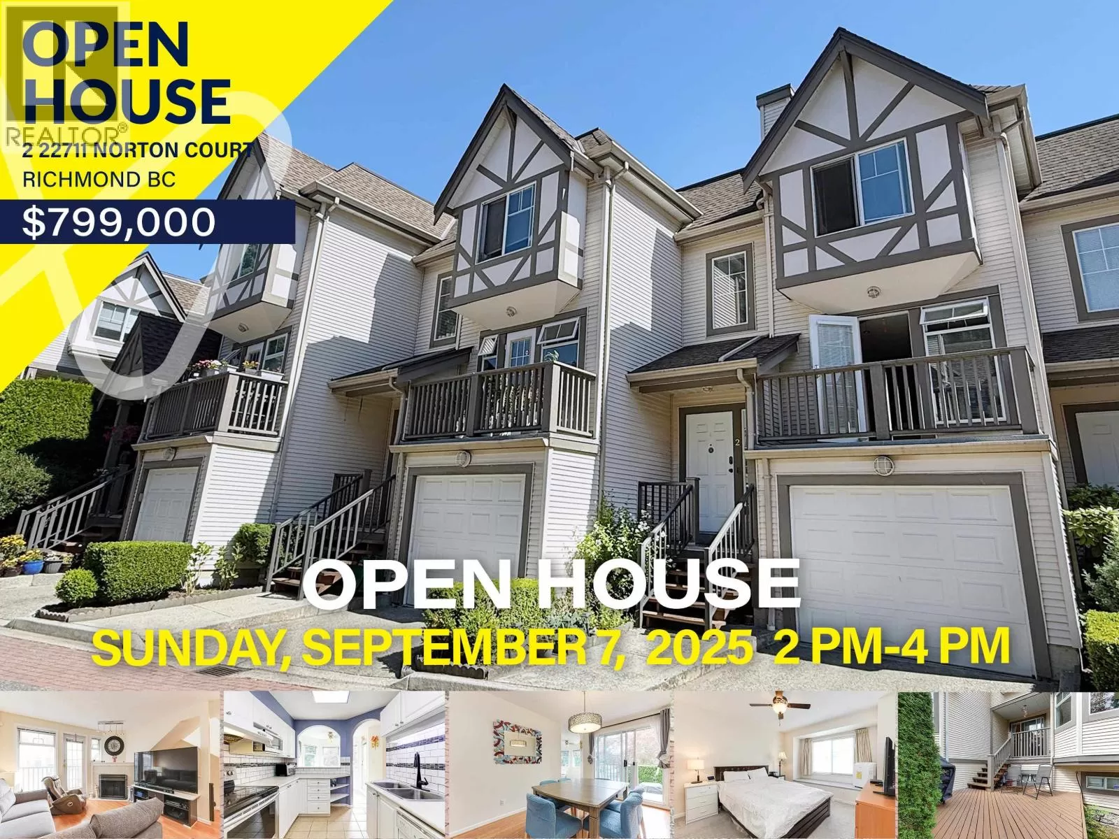 Row / Townhouse for rent: 2 22711 Norton Court, Richmond, British Columbia V6V 2W7