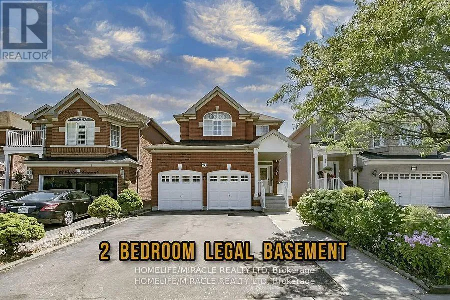 House for rent: 20 Culture Crescent, Brampton, Ontario L6X 4V4