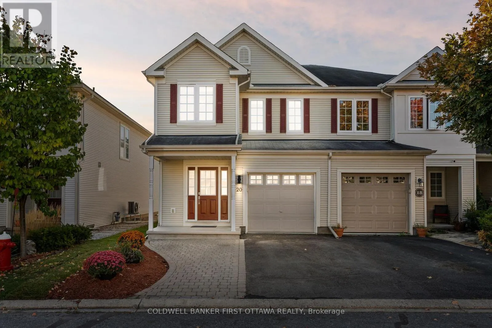 Row / Townhouse for rent: 20 Fieldberry Private, Ottawa, Ontario K2J 5E8