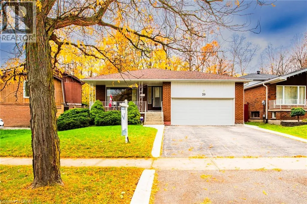 House for rent: 20 Manorcrest Street, Brampton, Ontario L6S 2X1